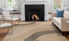 Classic jute carpet