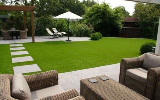 Cushioned grass carpet