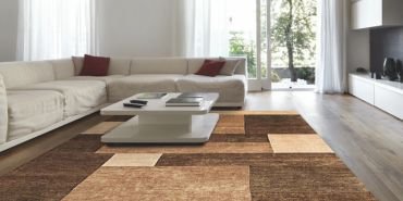 Custom made living room carpet