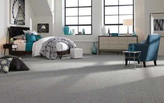 Decorative grey carpet