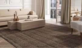 Decorative jute carpet