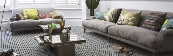 Designer living room carpet