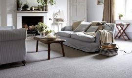 Durable grey carpet