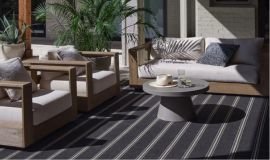 Elegant outdoor carpet