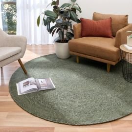 Jute round carpet
