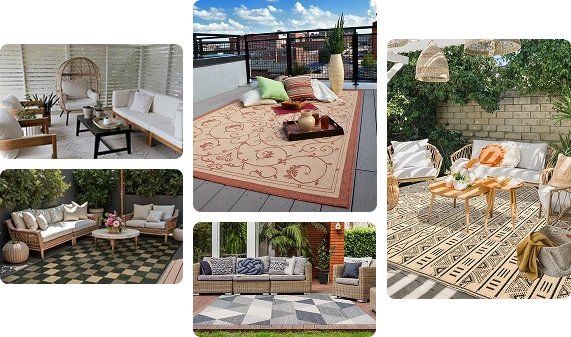 Lightweight outdoor carpet