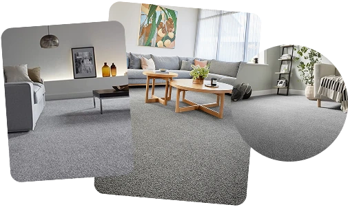 Minimalist grey carpet