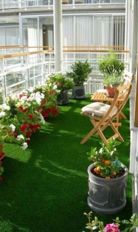 Natural grass carpet
