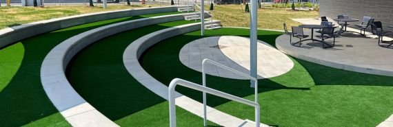 Outdoor grass carpet