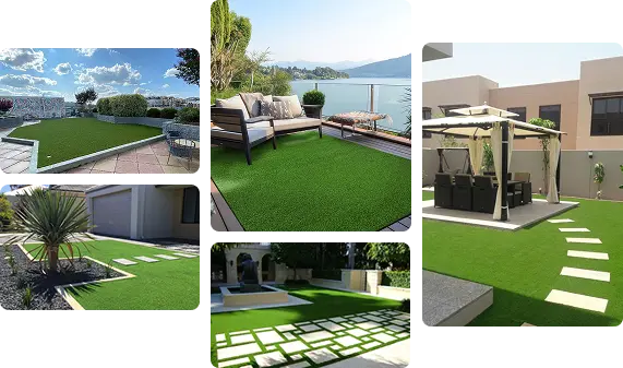 Pet-friendly grass carpet