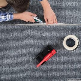 Professional carpet installation