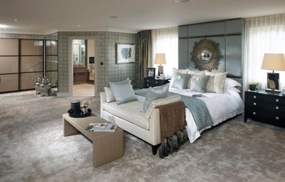 Smooth silk carpet