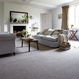 Soft living room carpet