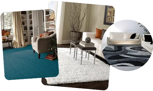 Vintage living room carpet