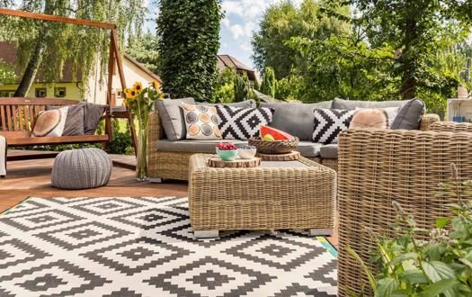 Washable outdoor carpet