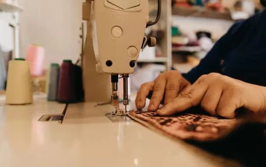 Neat carpet stitching
