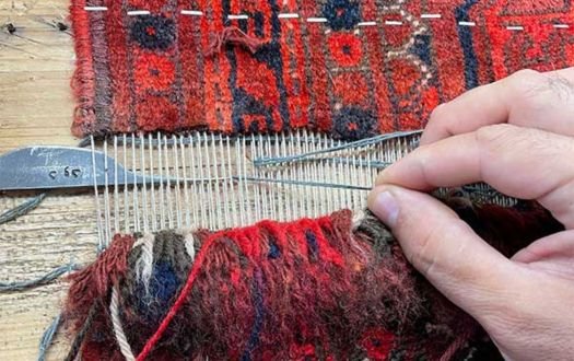 Reliable carpet stitching