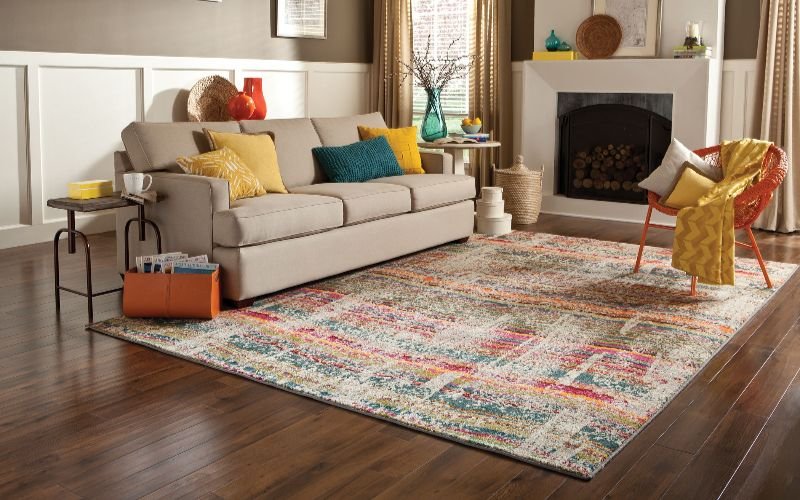 Silk Carpet With Textured Design