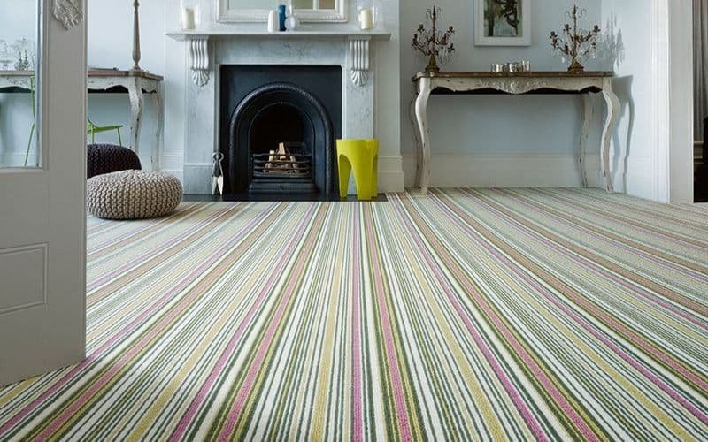 Wool Carpets In Striped Designs