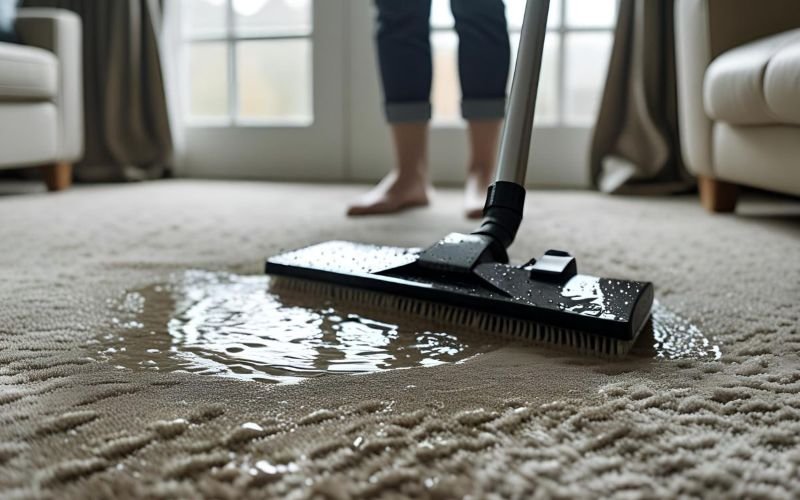 Over-Soaking The Carpet