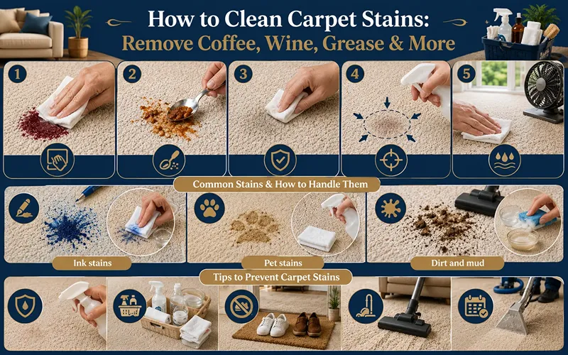 How to Clean Carpet Stains