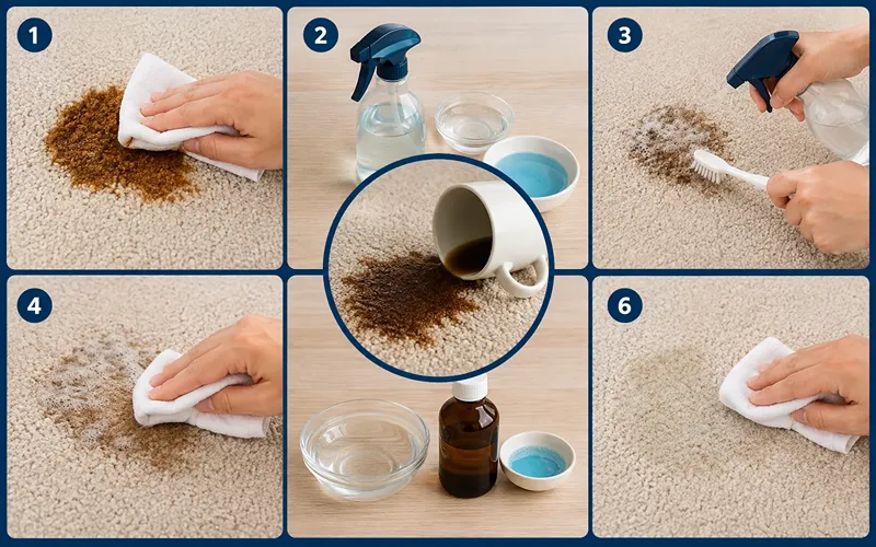 How to Remove Coffee Stains from Carpet