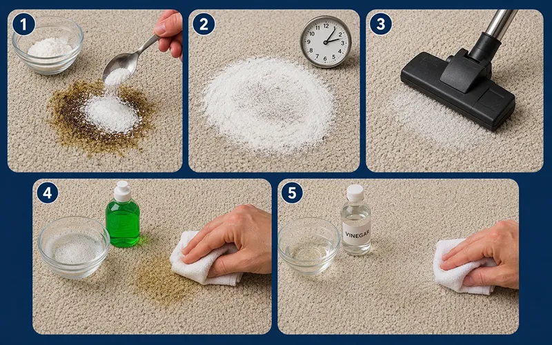 How to Remove Grease and Oil Stains from Carpet