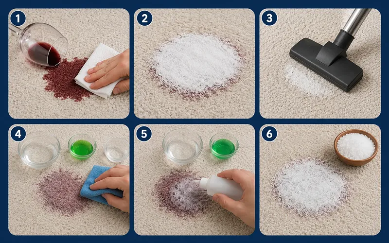 How to Remove Red Wine Stains from Carpet