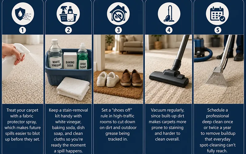 Tips to Prevent Carpet Stains in the Future